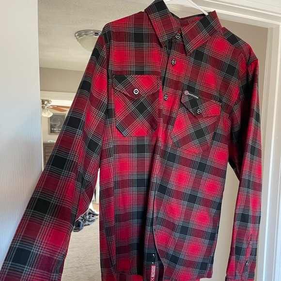 Red Dixxon Flannel- Adam Polishes collab - Picture 1 of 1